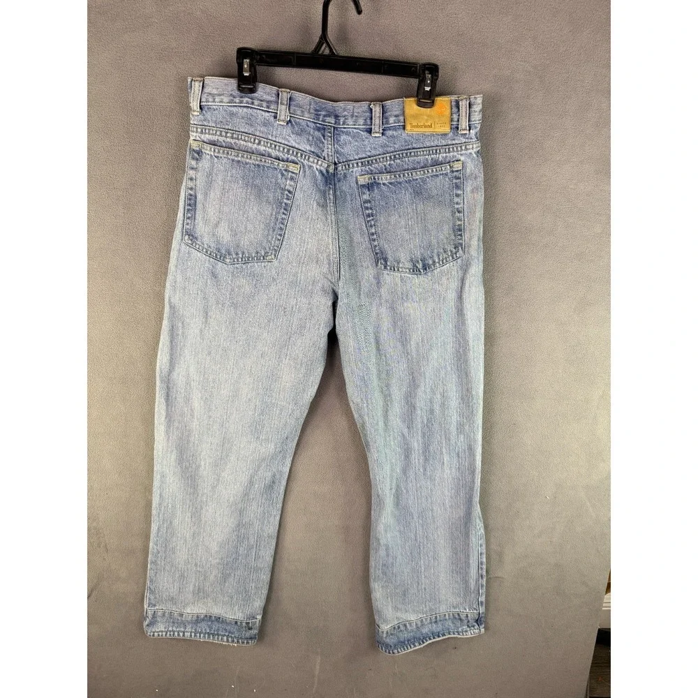 Vintage Y2K Timberland Men's‎ Jeans 36x32 Hip Hop Grunge Baggy Rap Work Street